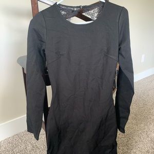 Black Midi Bodycon Dress